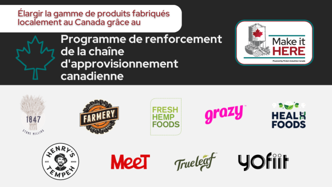Protein Industries Canada s'associe à neuf entreprises pour stimuler la production alimentaire nationale et renforcer la chaîne d'approvisionnement alimentaire du Canada